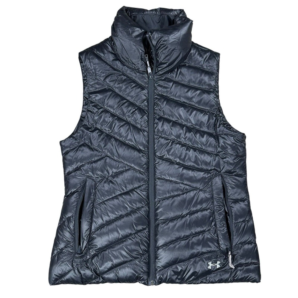 Under Armour Women's Small Infrared Cold Weather Vest Full Zip Down Fill STORM 1